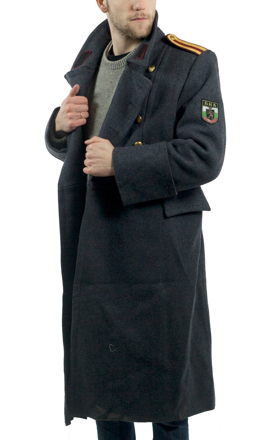 Eastern Block Army Senior Officers Grey Wool Greatcoat