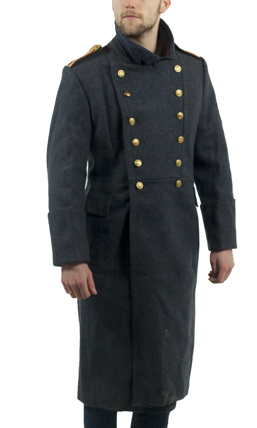 Eastern Block Army Senior Officers Grey Wool Greatcoat