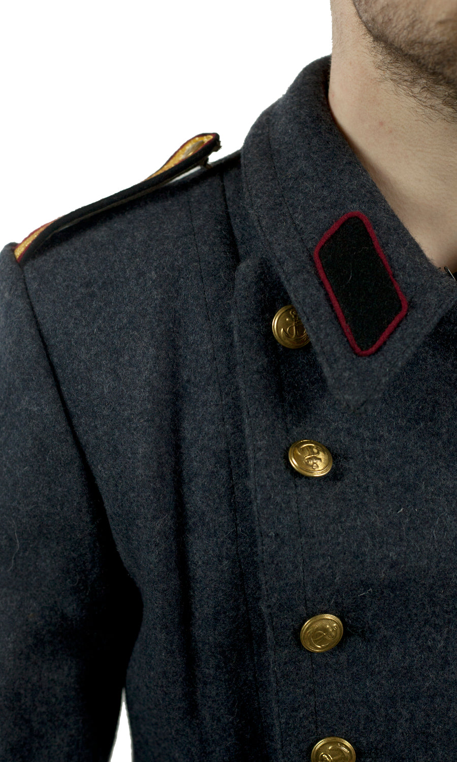 Eastern Block Army Senior Officers Grey Wool Greatcoat