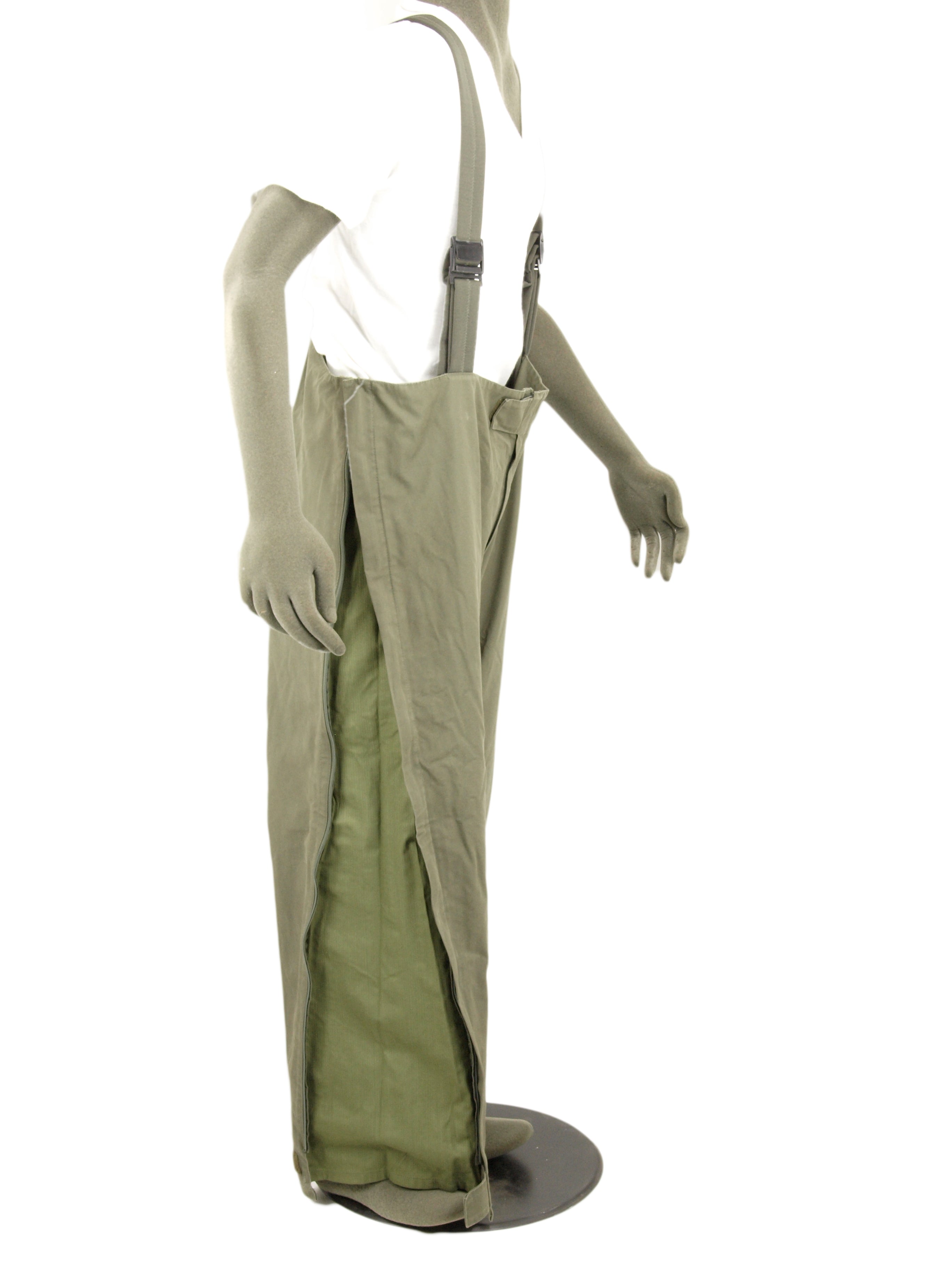 German Army Gore-Tex Trousers with lining - Olive Green - DISTRESSED RANGE