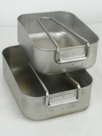 Dutch metal Stainless Steel mess tin - 2 part set