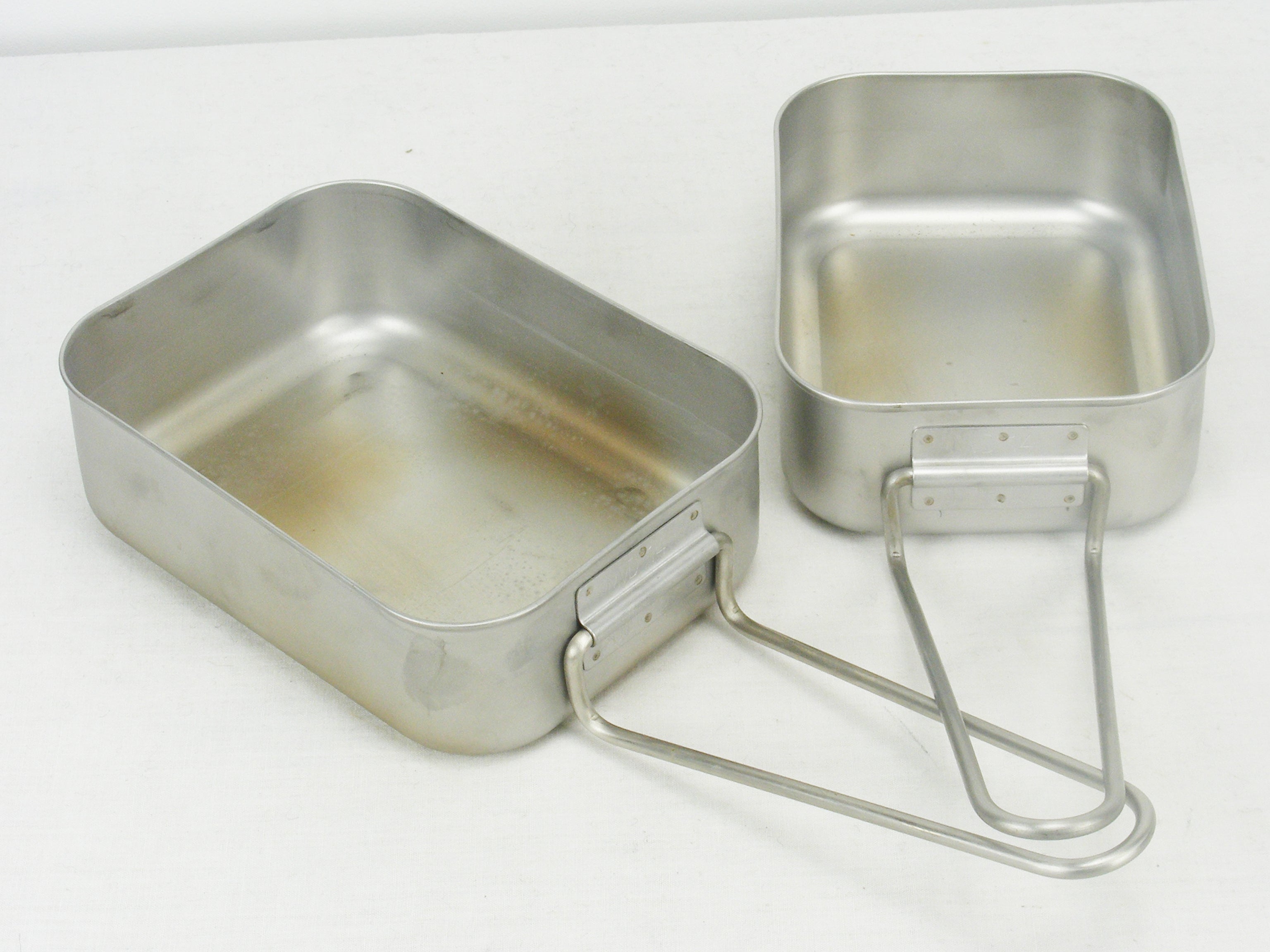 Dutch metal Stainless Steel mess tin - 2 part set