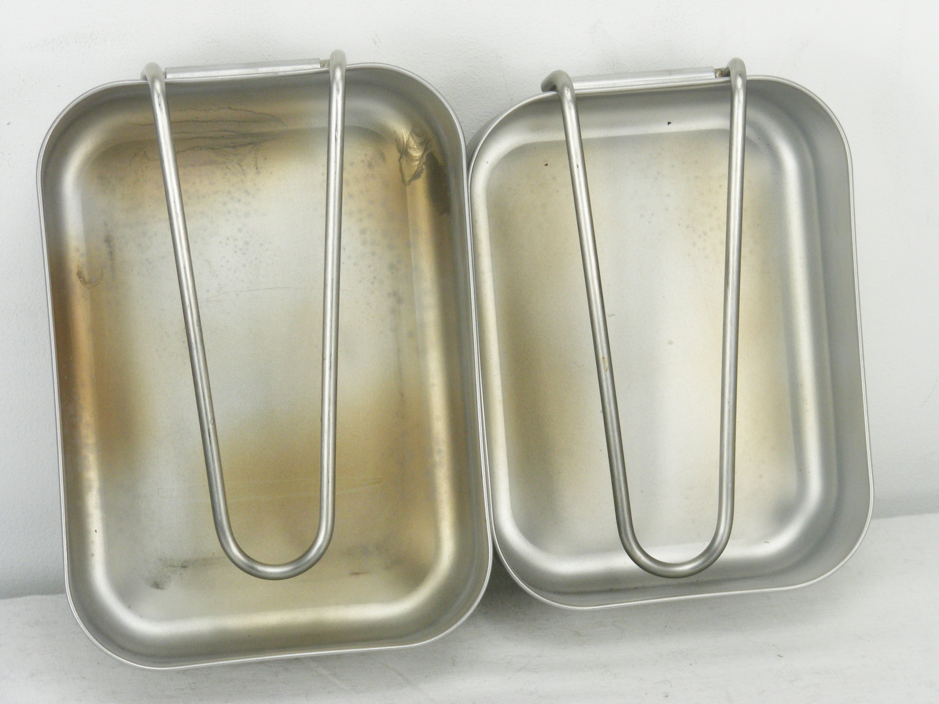Dutch metal Stainless Steel mess tin - 2 part set