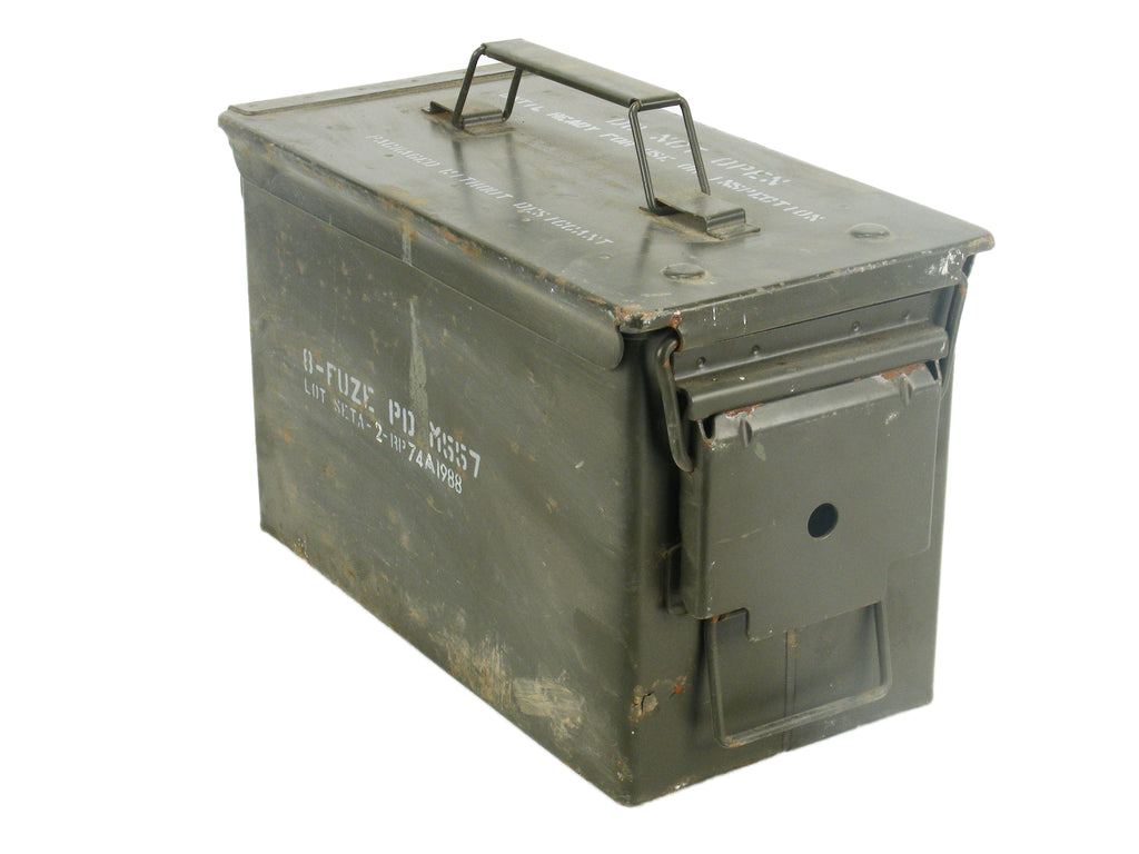 Ammo Box â€“ 50 Cal â€“ Olive Green â€“ Grade 1