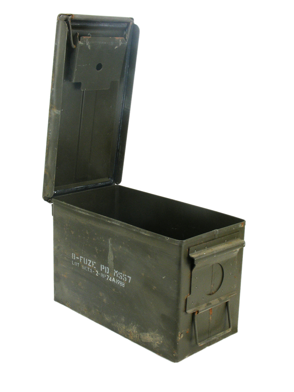Ammo Box â€“ 50 Cal â€“ Olive Green â€“ Grade 1