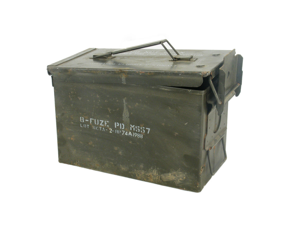 Ammo Box â€“ 50 Cal â€“ Olive Green â€“ Grade 1