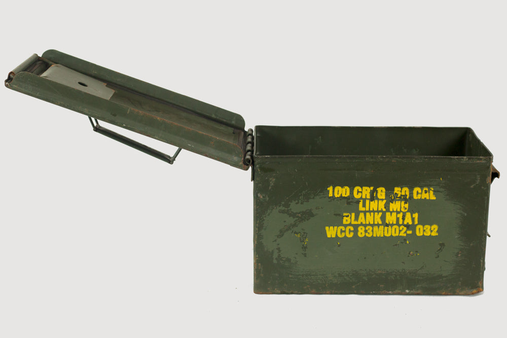 Ammo Box â€“ 50 Cal â€“ Olive Green â€“ Grade 1