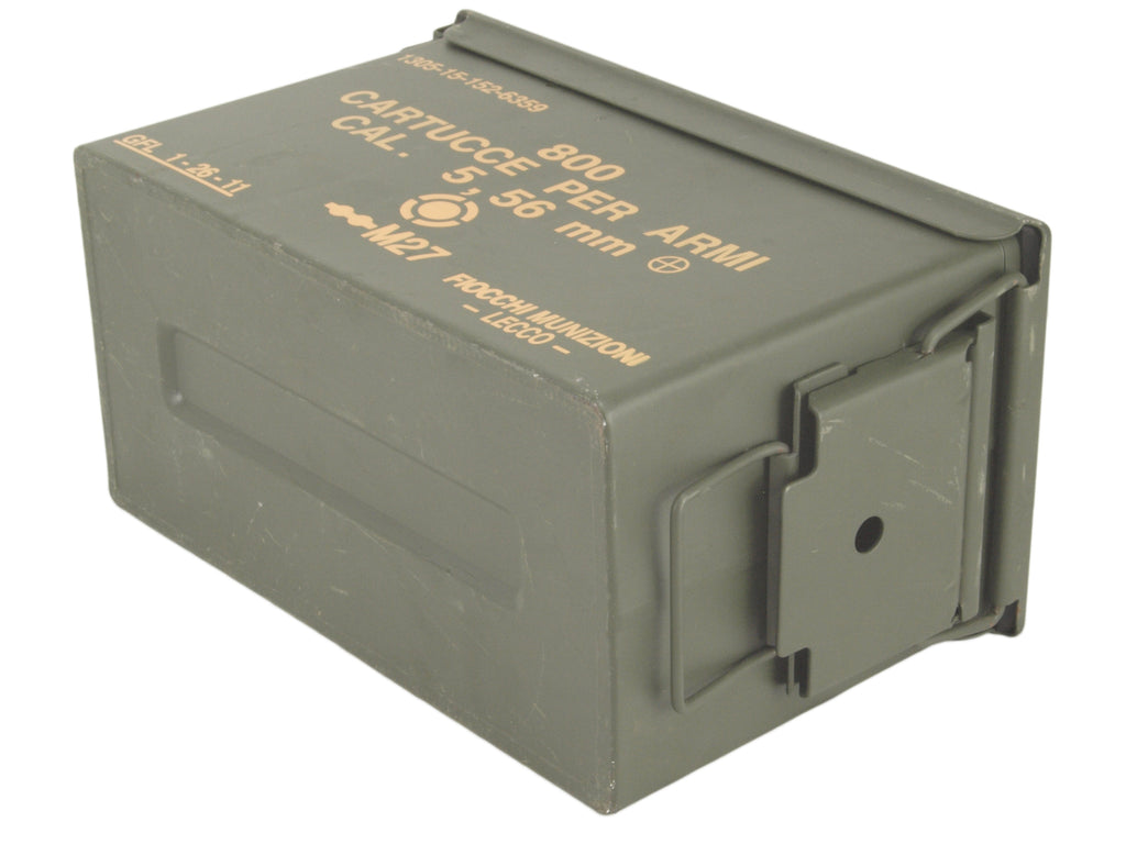 NATO Ammo Box â€“ 5.56mm "50 Cal" - Olive Green - Super Grade