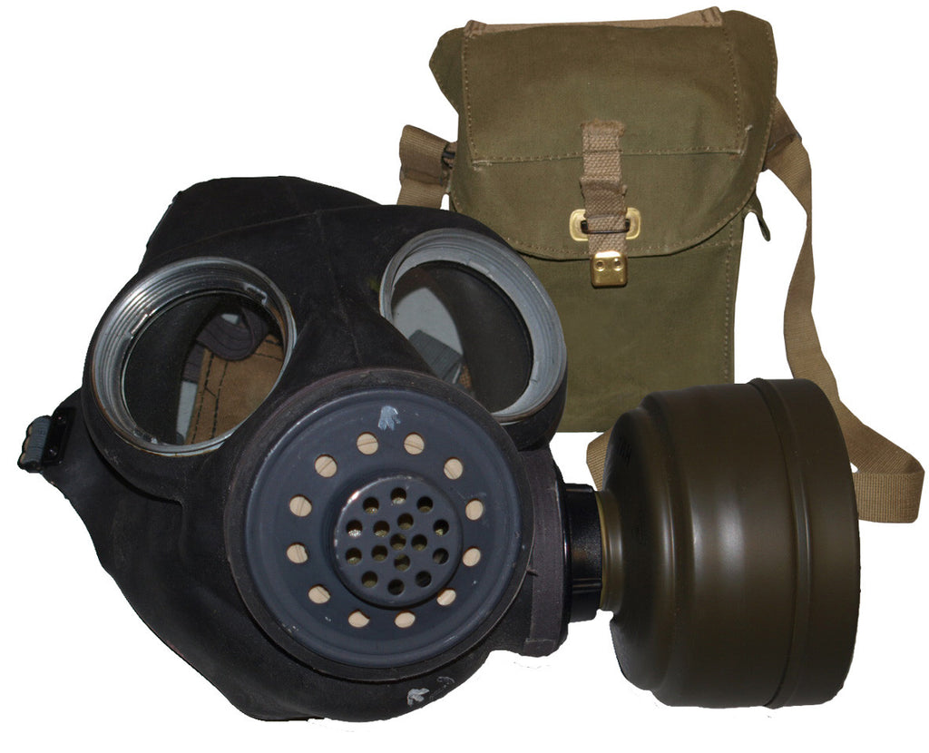 British WW2 Gas Mask + Bag