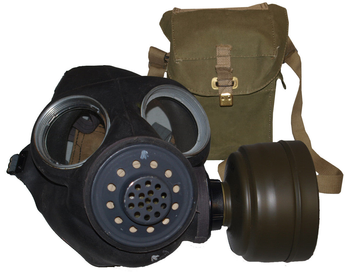 British WW2 Gas Mask + Bag